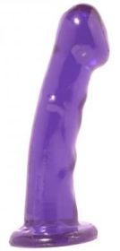 Basix Rubber Works 6.5 inches Purple Dong Suction Cup (SKU: PD420812)